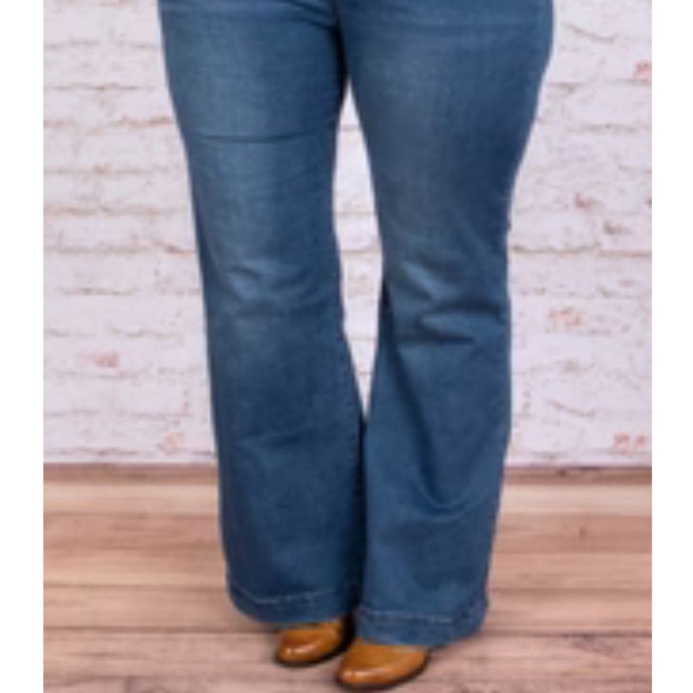 Never worn flared jeans from Chic soul